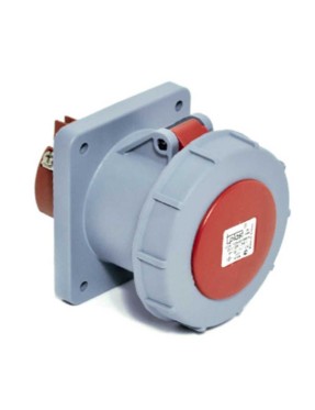Tp Electric 3138-322-1600 5X125A Düz Makine Prizi 120X120 Vidalı IP67