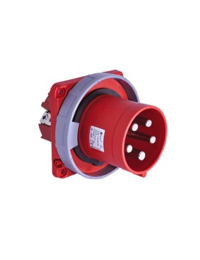 Tp Electric 3138-320-1600 5X125A Düz Makine Fişi 120X120 Vidalı IP67