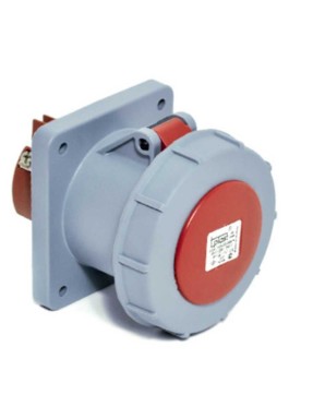Tp Electric 3137-322-1600 4X125A Düz Makine Prizi 120X120 Vidalı IP67