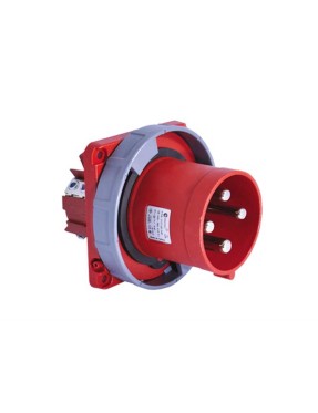 Tp Electric 3137-320-1600 4X125A Düz Makine Fişi 120X120 Vidalı IP67