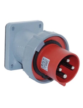 Tp Electric 3137-318-1600 4X125A Eğik Makine Fişi 120X130 Vidalı IP67
