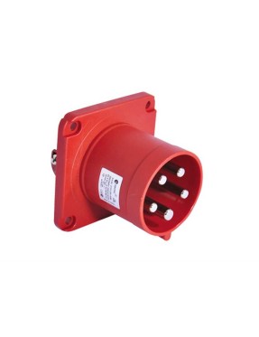 Tp Electric 3133-320-1600 5X63A Düz Makine Fişi 100X100 Vidalı IP44