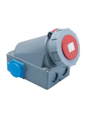 Tp Electric 3132-500-1600 4X63A Kombi Duvar Prizi Duvar Prizi 2 Adet Pano Prizi Vidalı IP67