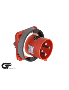 Tp Electric 3132-320-1699 4X63A CEE Norm(GT) Düz Makine Fişi 100X100 Vidalı IP67