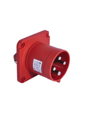Tp Electric 3131-320-1600 4X63A Düz Makine Fişi 100X100 Vidalı IP44