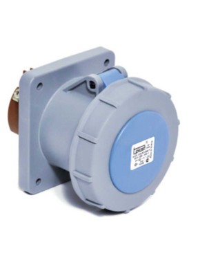 Tp Electric 3129-322-0900 3X63A Düz Makine Prizi 100X107 Vidalı IP67