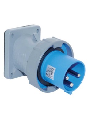Tp Electric 3129-318-0900 3X63A Eğik Makine Fişi 100X107 Vidalı IP67
