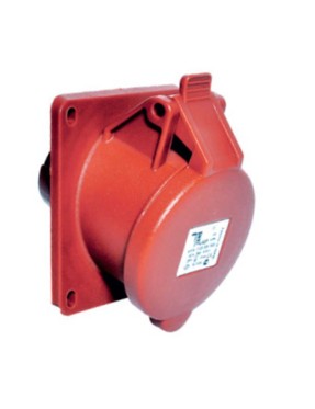 Tp Electric 3126-309-1600 4X32A CEE Norm Eğik Makine Prizi 83X90 Vidalı IP44