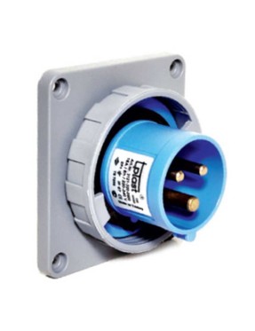 Tp Electric 3125-320-0900 3X32A CEE Norm Düz Makine Fişi 83X90 Vidalı IP67