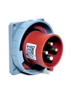 Tp Electric 3123-320-1600 4X16A CEE Norm Düz Makine Fişi 83X90 Vidalı IP67