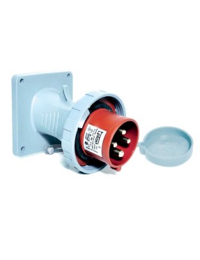 Tp Electric 3123-318-1600 4X16A CEE Norm Eğik Makine Fişi 85X85 Vidalı IP67