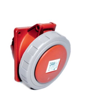 Tp Electric 3123-309-1600 4X16A CEE Norm Eğik Makine Prizi 83X90 Vidalı IP67