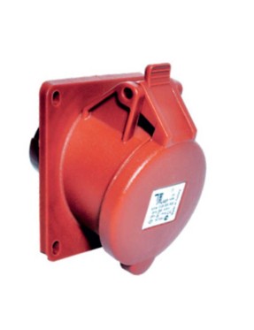 Tp Electric 3122-309-1600 4X16A CEE Norm Eğik Makine Prizi 83X90 Vidalı IP44