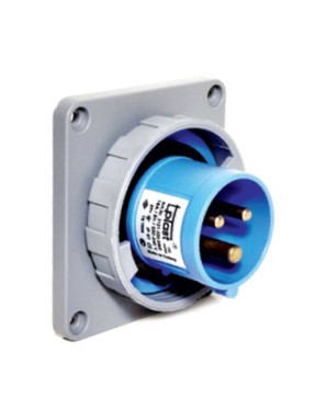 Tp Electric 3121-320-0900 3X16A CEE Norm Düz Makine Fişi 83X90 Vidalı IP67