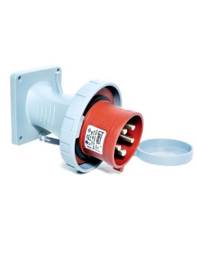 Tp Electric 3108-318-1600 5X32A CEE Norm Eğik Makine Fişi 85X85 Vidalı IP67
