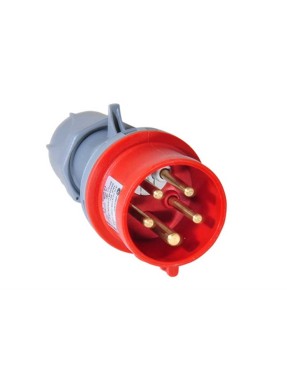 Tp Electric 3107-350-1600 5X32A CEE Norm Faz Dönüştürücü Fiş Vidalı IP44