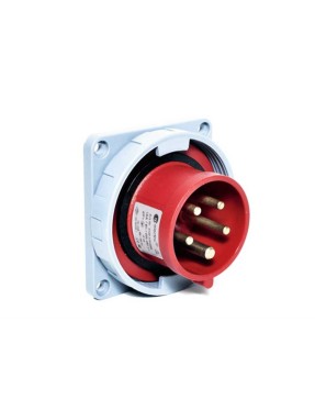 Tp Electric 3106-354-1600 5X16A CEE Norm Faz Dönüştürücü Makine Fişi 83X90 Vidalı IP67