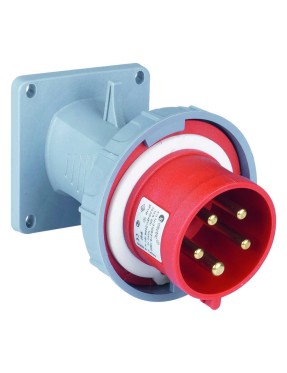 Tp Electric 3106-318-1600 5X16A CEE Norm Eğik Makine Fişi 85X85 Vidalı IP67