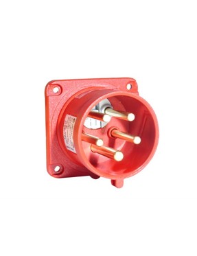 Tp Electric 3105-354-1600 5X16A CEE Norm Faz Dönüştürücü Makine Fişi 75X75 Vidalı IP44