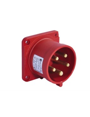 Tp Electric 3105-320-1675 5X16A CEE Norm Düz Makine Fişi 75X75 Vidalı IP44