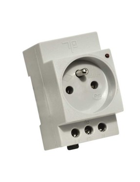 Tp Electric 3101 327 0610 Raya Montaj Topraklı Priz (Fransız Tipi Led' Li)
