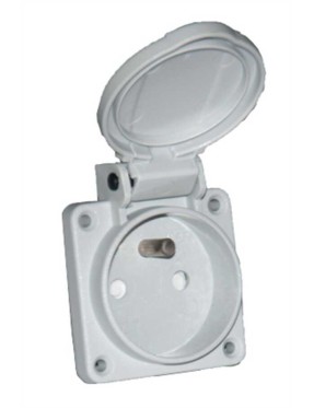 Tp Electric 3101-326-0600 1X16A Pano Prizi 16A Gri Fransız Tipi IP54 Vidalı