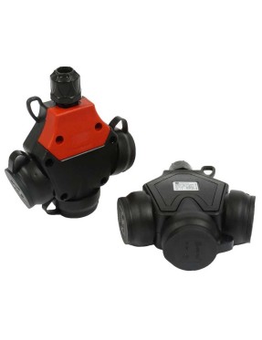 Tp Electric 3101-315-0300 3X16A Üç Yönlü Trifaze Grup Priz IP54 Vidalı