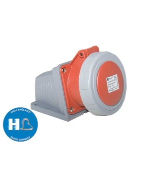 Tp Electric 3027-307-1600 4X32A CEE Norm Duvar Prizi Hızlı Bağlantı IP67