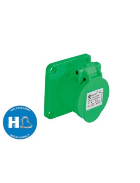 Tp Electric 3026-321-1170-10h 4X32A CEE Norm Düz Makine Prizi 70X70 Hızlı Bağlantı IP44
