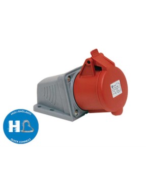 Tp Electric 3022-307-1600-3h 4X16A CEE Norm Duvar Prizi Hızlı Bağlantı IP44