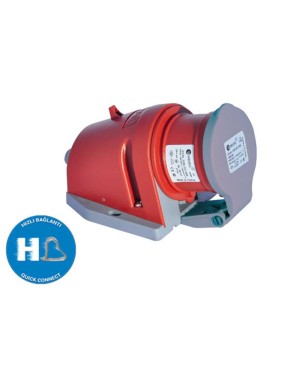 Tp Electric 3005-313-1600 5X16A CEE Norm Duvar Fişi Koruma Kapaklı Hızlı Bağlantı IP44