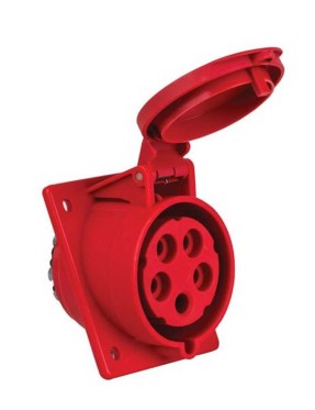 Mete Enerji 406521 5X32A IP44 Makine Prizi Eğik Gövdeli 380-415 V