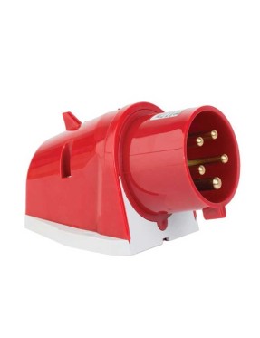 Mete Enerji T242002V 5X32A IP44 Duvar Fişi -Eğik Gövdeli -Vidalı Bağlantı 380-415 V