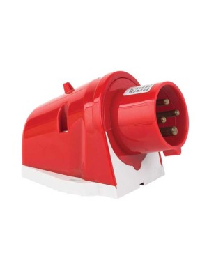Mete Enerji T24392 4X16A IP44 Duvar Fişi Eğik Gövdeli 380-415 V