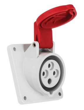 Mete Enerji T12753 4X16A IP44 Makine Prizi Eğik 380-415 V