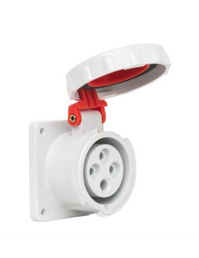Mete Enerji T13739V 4X16A IP67 Makine Prizi Düz Vidalı Bağlantı 380-415 V