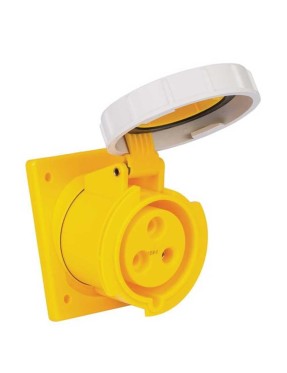 Mete Enerji 406546V 3X32A IP67 Makine Prizi Eğik Gövdeli 110V 4H Vidalı 110 V