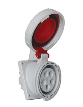 Mete Enerji T120142V 5X32A IP67 Makine Prizi Eğik Vidalı Bağlantı 380-415 V