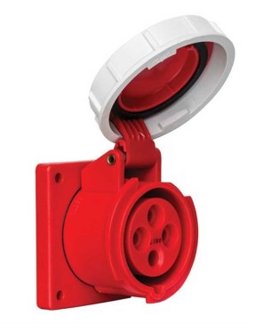 Mete Enerji 406508V 4X16A IP67 Makine Prizi -Düz-Vidalı Bağlantı 380-415 V
