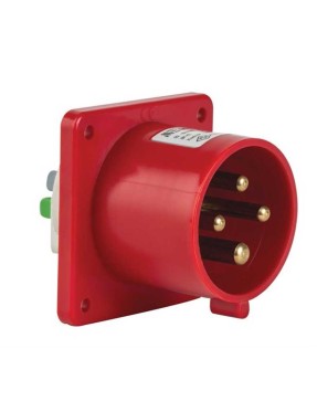 Mete Enerji T28012 4X32A IP44 Makine Fişi Düz 380-415 V