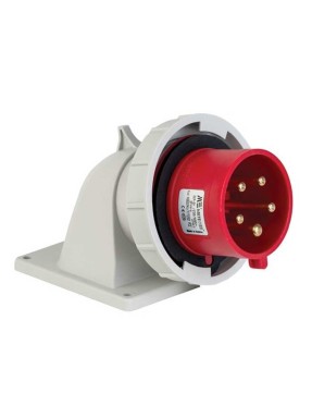 Mete Enerji 406224V 5X32A IP67 Makine Fişi Eğik Gövdeli Vidalı Bağlantı 380-415 V