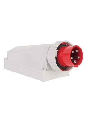 Mete Enerji T24202 5X125A IP67 Duvar Fişi -Eğik Gövdeli-380-415 V