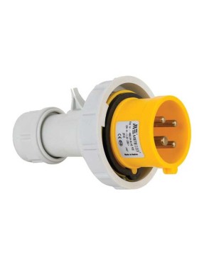 Mete Enerji 406128V 4X32A IP67 Düz Fiş 110V 4H Vidalı Bağlantı 110 V