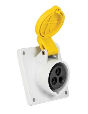 Mete Enerji T12760 3X32A IP44 Makine Prizi Eğik Gövdeli 110V Vidalı Bağlantı 110 V