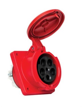 Mete Enerji 406533 5X63A IP44 Makine Prizi Eğik Gövdeli 380-415 V