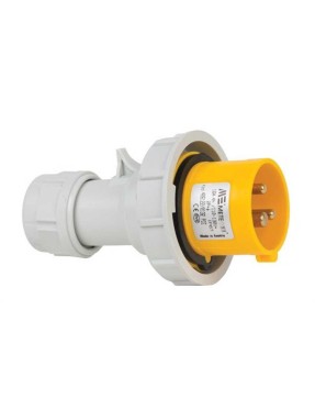 Mete Enerji 406122V 3X16A IP67 Düz Fiş 110V 4H Vidalı Bağlantı 110 V