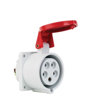 Mete Enerji T132002V 5X32A IP44 Makine Prizi -Düz-Vidalı Bağlantı 380-415 V