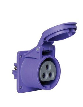 Mete Enerji 406557V 3X32A 24V IP67 Makina Prizi -Düz-Vidalı Bağlantı 24 V