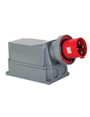 Mete Enerji 406323 4X125A IP67 Duvar Fişi -Eğik Gövdeli-380-415 V