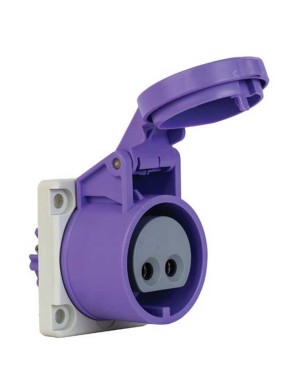 Mete Enerji 406554V 2X32A 24V IP44 Makine Prizi Düz Vidalı Bağlantı 24 V